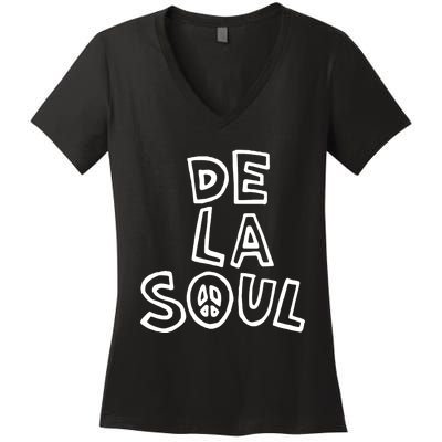 De La Soul Women's V-Neck T-Shirt