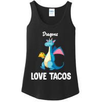 Dragons Love Tacos Funny Tacos Lover Gifts Ladies Essential Tank