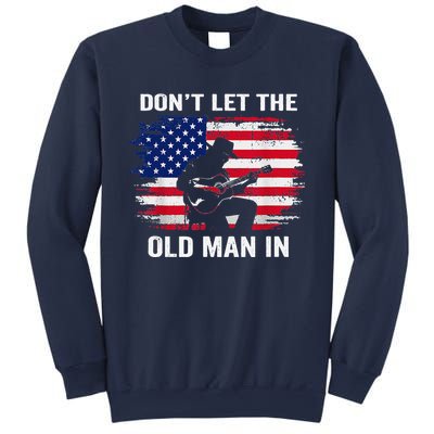 DonT Let The Old Man In Vintage American Flag Sweatshirt