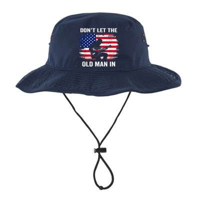 DonT Let The Old Man In Vintage American Flag Legacy Cool Fit Booney Bucket Hat