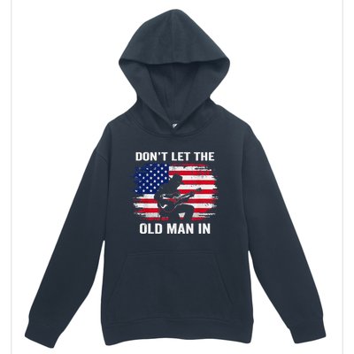 DonT Let The Old Man In Vintage American Flag Urban Pullover Hoodie