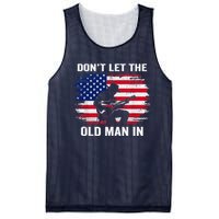 DonT Let The Old Man In Vintage American Flag Mesh Reversible Basketball Jersey Tank