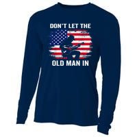 DonT Let The Old Man In Vintage American Flag Cooling Performance Long Sleeve Crew