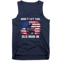 DonT Let The Old Man In Vintage American Flag Tank Top