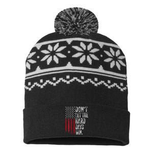 DonT Let The Hard Days Win USA-Made Snowflake Beanie