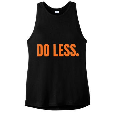 Do Less Trending Funny Graphic Ladies PosiCharge Tri-Blend Wicking Tank