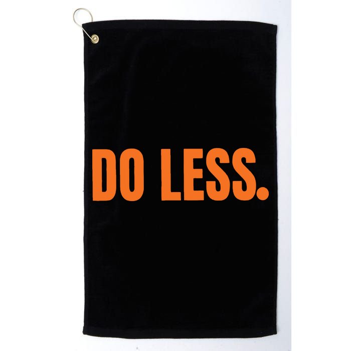 Do Less Trending Funny Graphic Golf Towel
