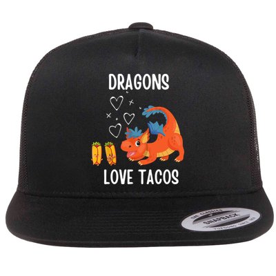 Dragons Love Tacos Flatbill Hat