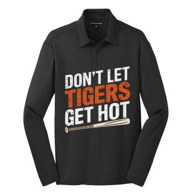 DonT Let Tiger Get Hot Silk Touch Performance Long Sleeve Polo