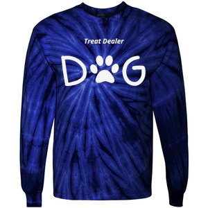 Dog Lover Treat Tie-Dye Long Sleeve Shirt