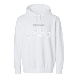 Dog Lover Treat Garment-Dyed Fleece Hoodie