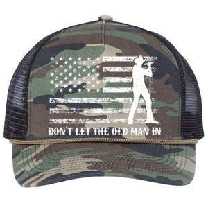 Dont Let The Old Man In Retro Rope Trucker Hat Cap