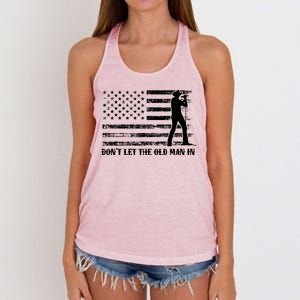 Dont Let The Old Man In Women's Knotted Racerback Tank