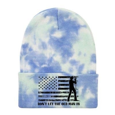 Dont Let The Old Man In Tie Dye 12in Knit Beanie