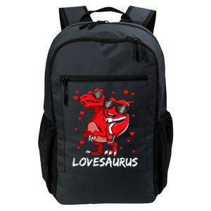 Dinosaur Lovesaurus Tgiftrex Valentines Day Gift Daily Commute Backpack