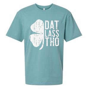 Dat Lass Tho Saint Patrick's Day Sueded Cloud Jersey T-Shirt