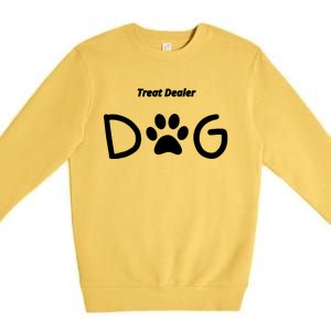 Dog Lover Treat Premium Crewneck Sweatshirt