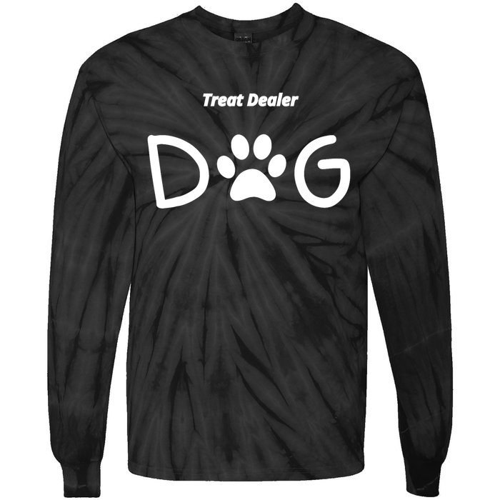 Dog Lover Treat Tie-Dye Long Sleeve Shirt