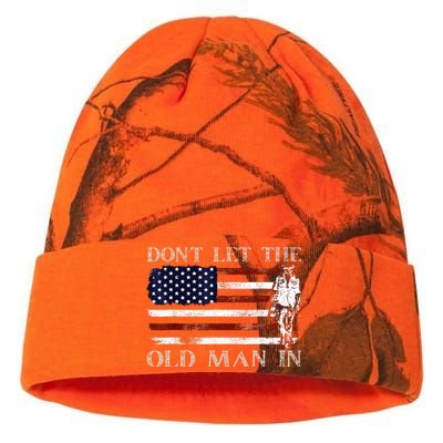 DonT Let The Old Man In Vintage American Flag Kati Licensed 12" Camo Beanie