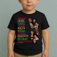 Dream Lead Think Educate Black History Month Toddler T-Shirt
