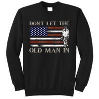 DonT Let The Old Man In Vintage American Flag Sweatshirt