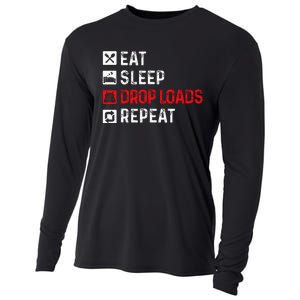 Drop Loads Trucker Semi Truck Driver Big Rig Trucking Cooling Performance Long Sleeve Crew