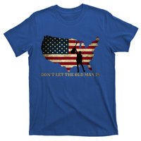 Dont Let The Old Man In American Flag Guitar T-Shirt