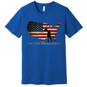 Dont Let The Old Man In American Flag Guitar Premium T-Shirt