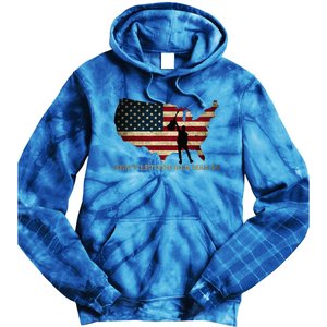 Dont Let The Old Man In American Flag Guitar Tie Dye Hoodie