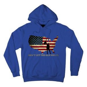 Dont Let The Old Man In American Flag Guitar Tall Hoodie