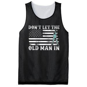 DonT Let The Old Man In Mesh Reversible Basketball Jersey Tank