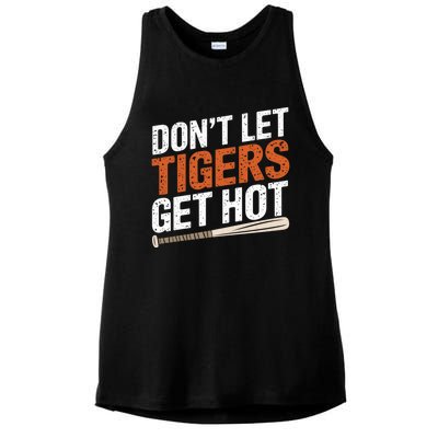 DonT Let Tiger Get Hot Ladies PosiCharge Tri-Blend Wicking Tank