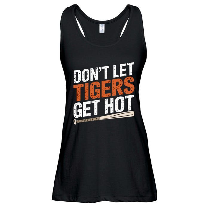 DonT Let Tiger Get Hot Ladies Essential Flowy Tank