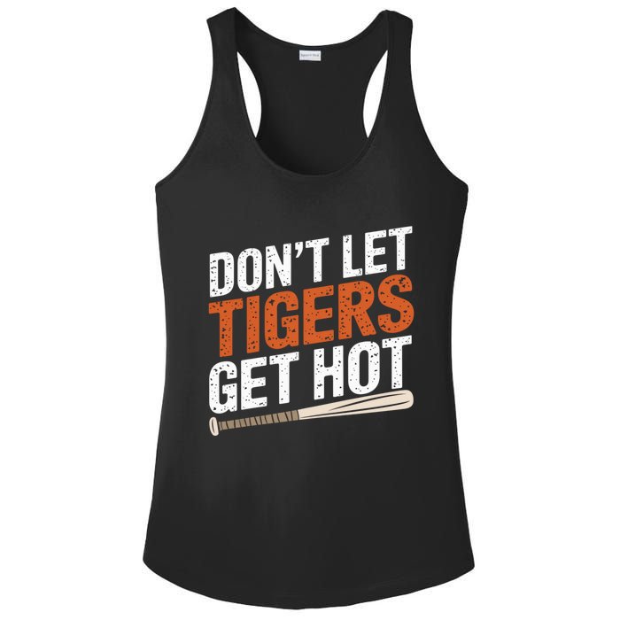 DonT Let Tiger Get Hot Ladies PosiCharge Competitor Racerback Tank