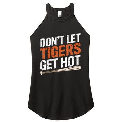 DonT Let Tiger Get Hot Women’s Perfect Tri Rocker Tank