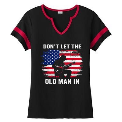 DonT Let The Old Man In Vintage Ladies Halftime Notch Neck Tee