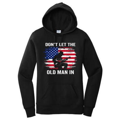 DonT Let The Old Man In Vintage Women's Pullover Hoodie