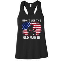 DonT Let The Old Man In Vintage Women's Racerback Tank