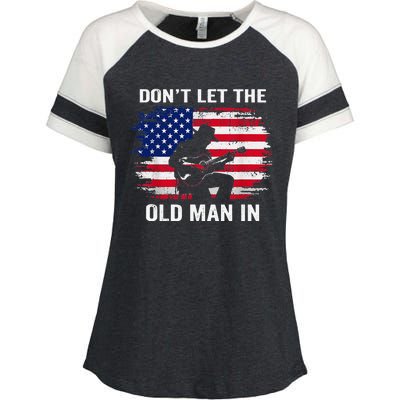 DonT Let The Old Man In Vintage Enza Ladies Jersey Colorblock Tee