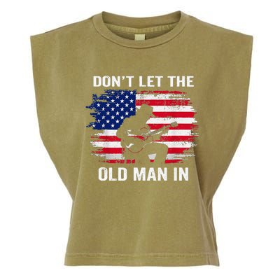 DonT Let The Old Man In Vintage Garment-Dyed Women's Muscle Tee