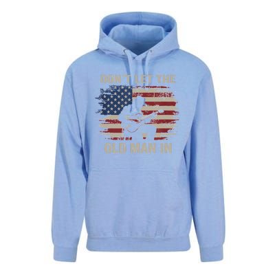 DonT Let The Old Man In Cowboy Us Flag Unisex Surf Hoodie