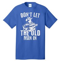 Don’t Let the Old Man in Vintage Walking With a Guitar Tall T-Shirt