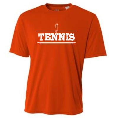 Distressed Look Tennis Gift For Tennis Players Gift Cooling Performance Crew T-Shirt