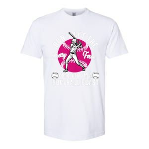 DonT Let The Pretty Face Fool You IM A Softball Beast Girl Softstyle CVC T-Shirt