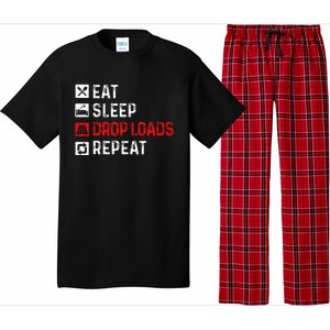 Drop Loads Trucker Semi Truck Driver Big Rig Trucking Pajama Set