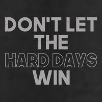 Dont Let The Hard Days Win 7 Panel Mesh Trucker Snapback Hat
