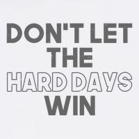 Dont Let The Hard Days Win Full-Length Apron With Pockets