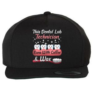 Dental Lab Technician Runs With Coffee And Wax Dental Lab Wool Snapback Cap