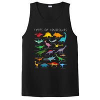 Dinosaur Lover Types Of Dinosaurs Different Dinosaurs PosiCharge Competitor Tank