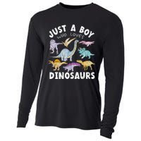 Dinosaur Lover Tee Dinosaur Tee Dino Cooling Performance Long Sleeve Crew